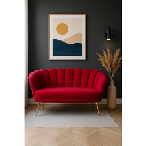 Sofa Czerwony LUX-4